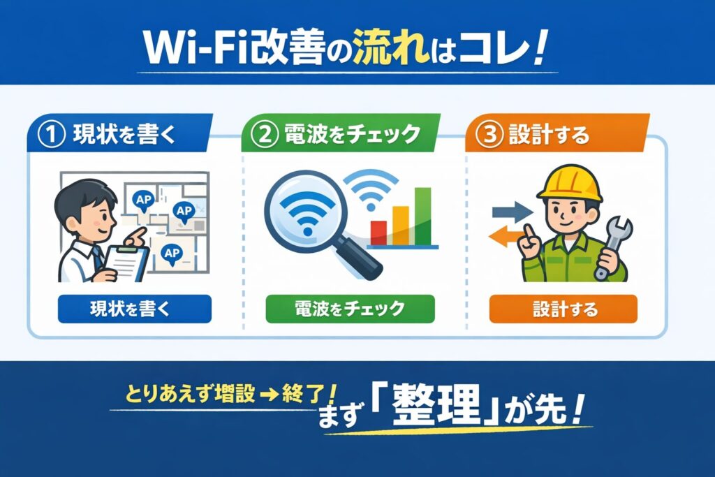 Wi-Fi改善の流れはコレ！