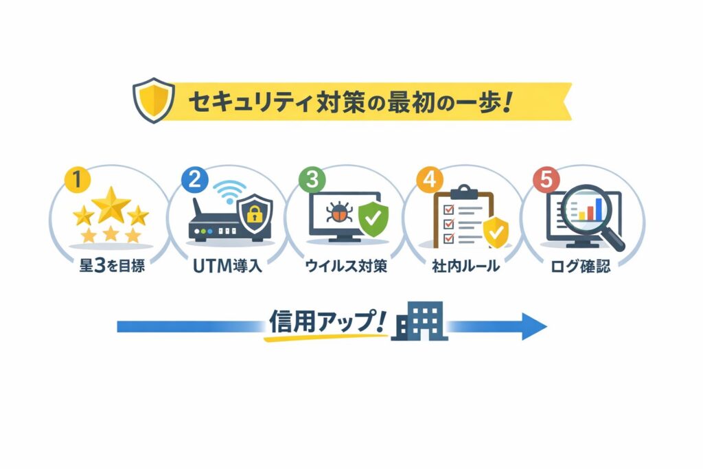 セキュリティ対策の最初の一歩
