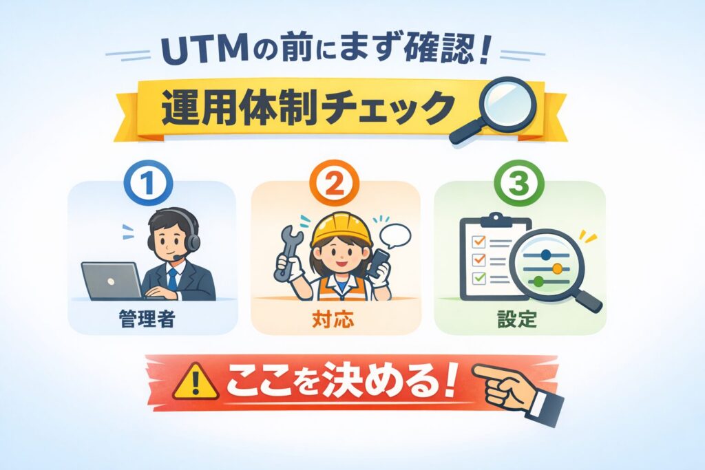 運用体制チェック