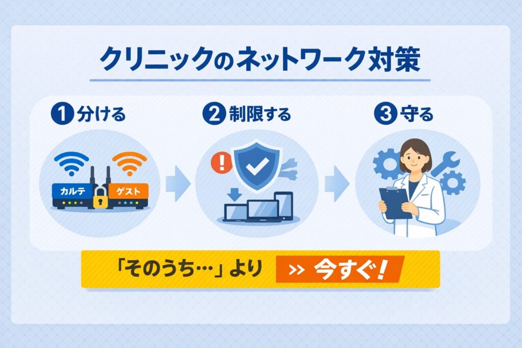 クリニックのネットワーク対策