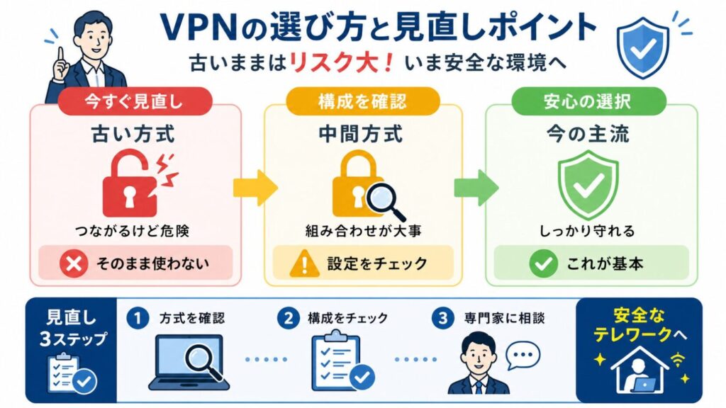 VPNの選び方と見直しポイント