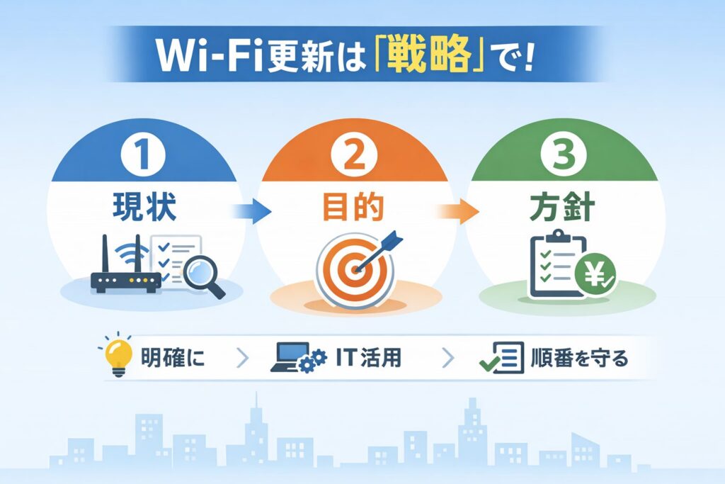 Wi-Fi更新は戦略で