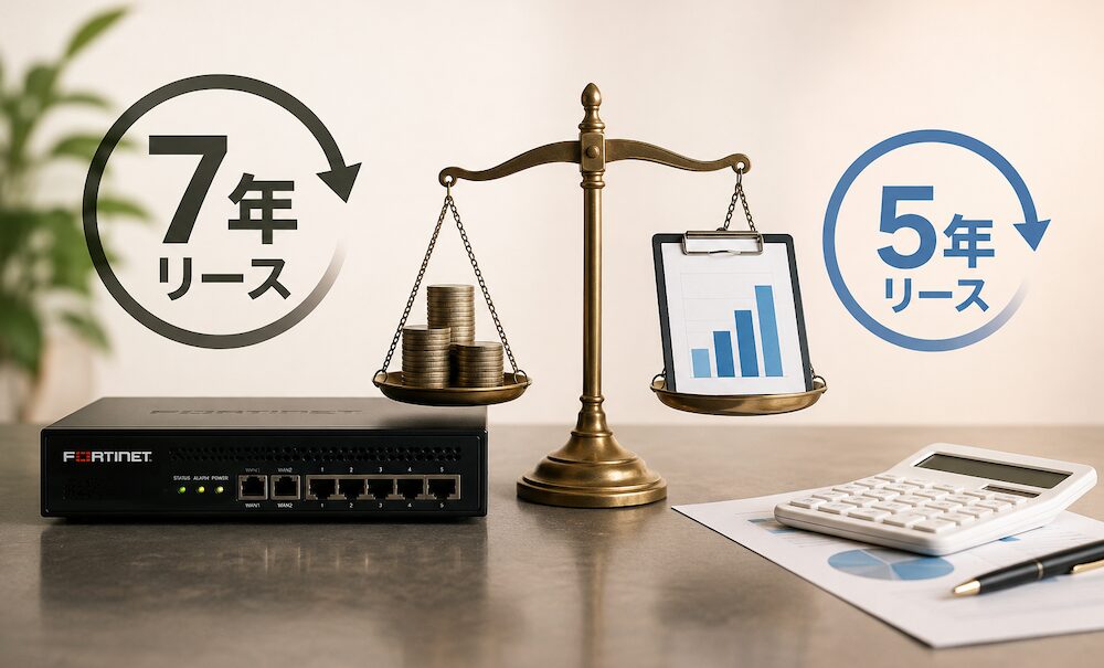 5年リースと7年リース、総額はどれだけ違う?