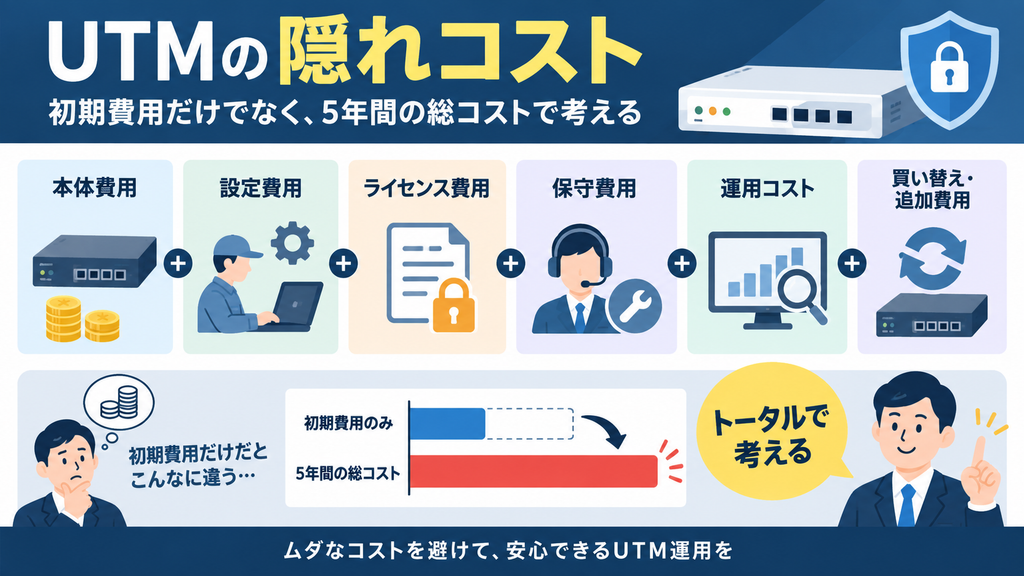 UTMの隠れコスト徹底解説